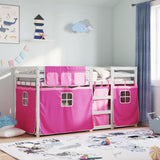 Bunk Bed without Mattress Pink 80x200 cm Solid Wood Pine 3283903