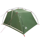 Tunnel Tent Green 4-Person 185T Polyester with PU Coating 42018565