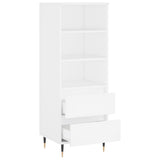 Highboard White 40x36x110 cm Engineered Wood 831500
