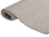 Outdoor Flatweave Rug 140x200 cm Light Grey 340782