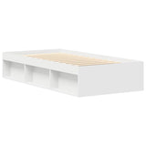 Bed Frame without Mattress White 90x200 cm 3203824