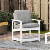 Garden Chair White 62x56x77 cm Solid Wood Pine 832626