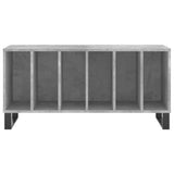 Record Cabinet Concrete Grey 100x38x48 cm Engineered Wood 831760