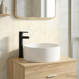Bathroom Wash Basin Matte Black 40.5 x 40.5 x 15.5 cm Metal 890241