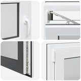 Basement Window Internal Colour White RISOR 100 x 50 cm 42047291