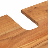 2 Piece Bathroom Cabinet Set Solid Wood Acacia 3206297