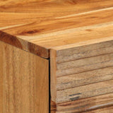 Bedside Cabinet Brown 50 x 33 x 60 cm Solid Acacia wood 4017764