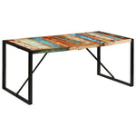 ZNTS Dining Table 175x90x76 cm Solid Wood Reclaimed 351693