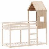 Kids' Bed Roof 60x99x139.5 cm Solid Wood Pine 846888