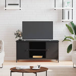 ZNTS TV Cabinet Black 100x40x50 cm Engineered Wood 832763