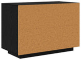 Sideboard Black Oak 80 x 40 x 75 cm Engineered Wood 880536