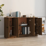 Sideboards 3 pcs Brown Oak Engineered Wood 3115851