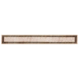 Rug Runner MARSA Black 50 x 400 cm Polyester and PVC 42023328