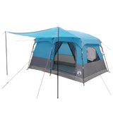 Family Tent with Roof Blue 320 x 210 x 180 cm Polyester 42028490