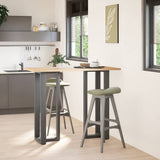 Bar Table Legs T-Shaped 2 pcs Anthracite 40x35x cm Steel 4013098