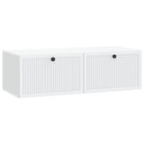 Wall-Mounted TV Cabinet White 98 x 41 x 30 cm Engineered Wood 898015