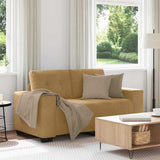 Sofa Brown 160 x 77 x 82 cm Fabric 4105117