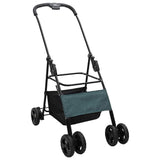 Folding Pet Stroller Adjustable Green 81 x 47 x 99 cm Polyester 42012433