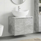 Bathroom Furniture Set Concrete Grey Engineered Wood 3404343