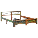 Bed Frame without Mattress Solid Reclaimed Wood 180x200 cm Super King 247668