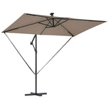 Umbrella Taupe 294 x 200 x 270 cm Polyester and Aluminium 42003394