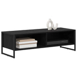 TV Cabinet 100 x 36.5 x 30.5 cm Black Oak Engineered Wood 886552