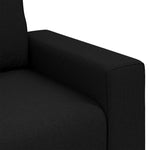 ZNTS Black Fabric Armchair 59 cm 4105209