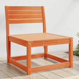 Garden Sofa Wax Brown Solid Wood Pine 844671