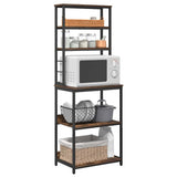 Kitchen Shelf Smoked Oak 60 x 40 x 168 cm Engineered Wood 883882