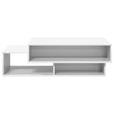 Coffee Table White 105 x 50 x 32.5 cm Engineered Wood 8000204