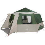 Cabin Tent 12-Person Green and Grey 500 x 500 x 294 cm 42004056