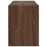Shoe Rack Stackable Brown Oak 89.5x30x40 cm 858851