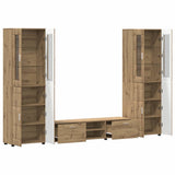 TV Cabinet Set FLORIN 3 pcs Artisan Oak Engineered Wood 3398003