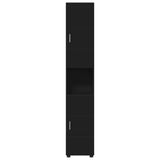 Bathroom Cabinet Set TULUM Black 37 x 31.5 x 203 cm 880352