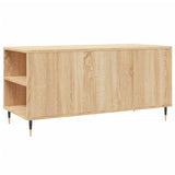 Coffee Table Sonoma Oak 102x44.5x50 cm Engineered Wood 830991