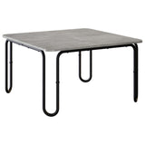 Coffee Table Concrete Grey 100 x 100 x 45 cm Engineered Wood 8007739