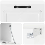 Wall-Mounted TV Cabinet High Gloss White 78.5 x 41 x 30 cm 899369