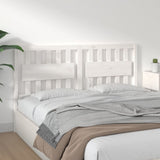 Bed Headboard White Solid pine wood Large Decorative Inlays 818581