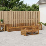 Outdoor Sofa Set 8 pcs Natural 3383507