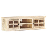 TV Cabinet 130x30x36 cm Solid Mango Wood 285899