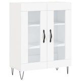 Highboard White 69.5x34x180 cm Engineered Wood 3198065