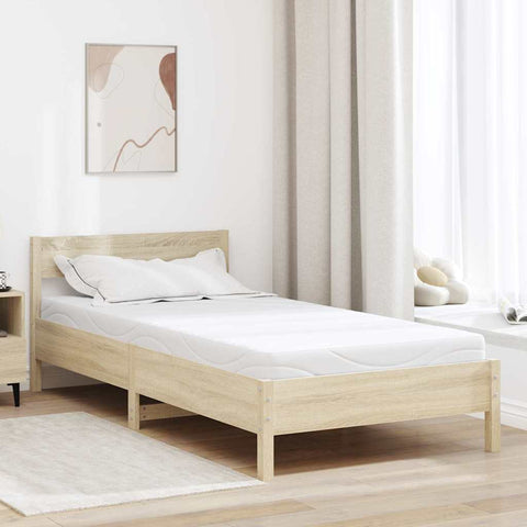 Mattress White 100 x 200 cm Gel Memory Foam 4106315