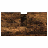 Bathroom Cabinet Smoked Oak 65x33x60 cm Engineered Wood 831617