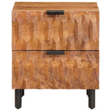 Bedside Cabinet Brown 40 x 33 x 46 cm Solid Mango Wood 4017898