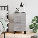 Bedside Cabinet Grey Sonoma 40x40x66 cm Engineered Wood 827690