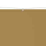 ZNTS Vertical Awning Beige 60x800 cm Oxford Fabric 148252