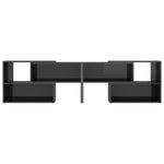 TV Cabinet High Gloss Grey 149x30x52 cm Engineered Wood 808367