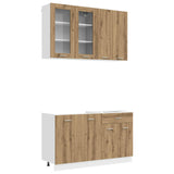 Kitchen Unit LYON 4 pcs Artisan Oak Engineered Wood 3438362