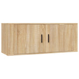 3 Piece TV Cabinet Set Sonoma Oak Engineered Wood 3188513