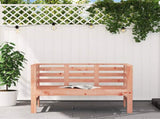 Garden Bench Natural Wood Solid Douglas wood 2-seater Durable 825140